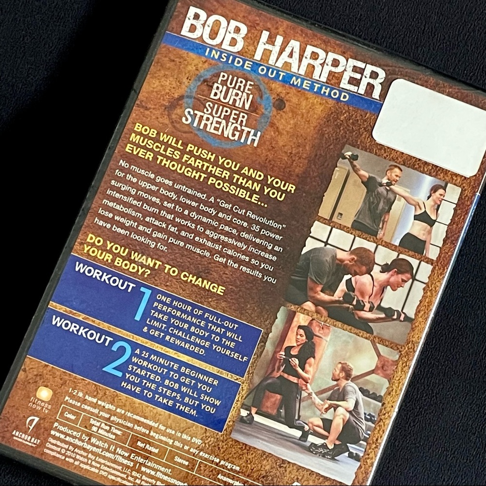Bob Harper Inside Out Method Exercise Fitness DVD Pure Burn Super Strength New - Picture 7 of 16